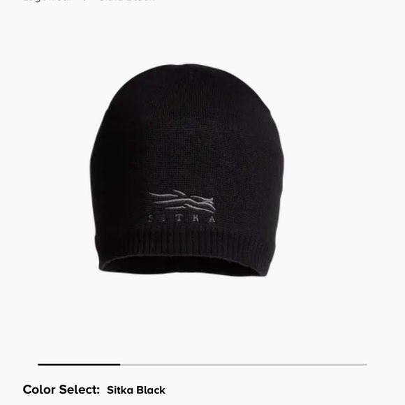 Sitka Other - Black Sitka Wheatland Beanie